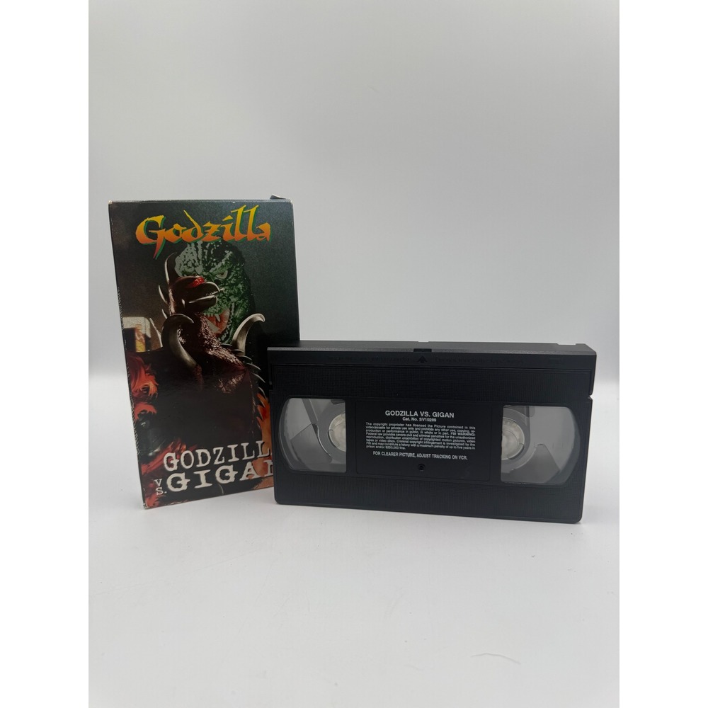 Godzilla vs‎ Gigan VHS Anchor Bay Entertainment Toho Kaiju Monster Movie SV10289